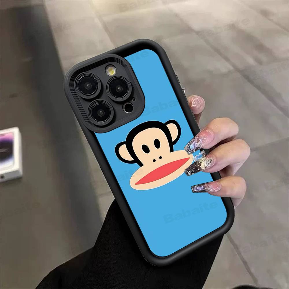 Fashion Logo P-Paul F-Frank Phone Case For IPhone 17 16 15 14 Plus 13 12 11 Pro Max Silicone Cover