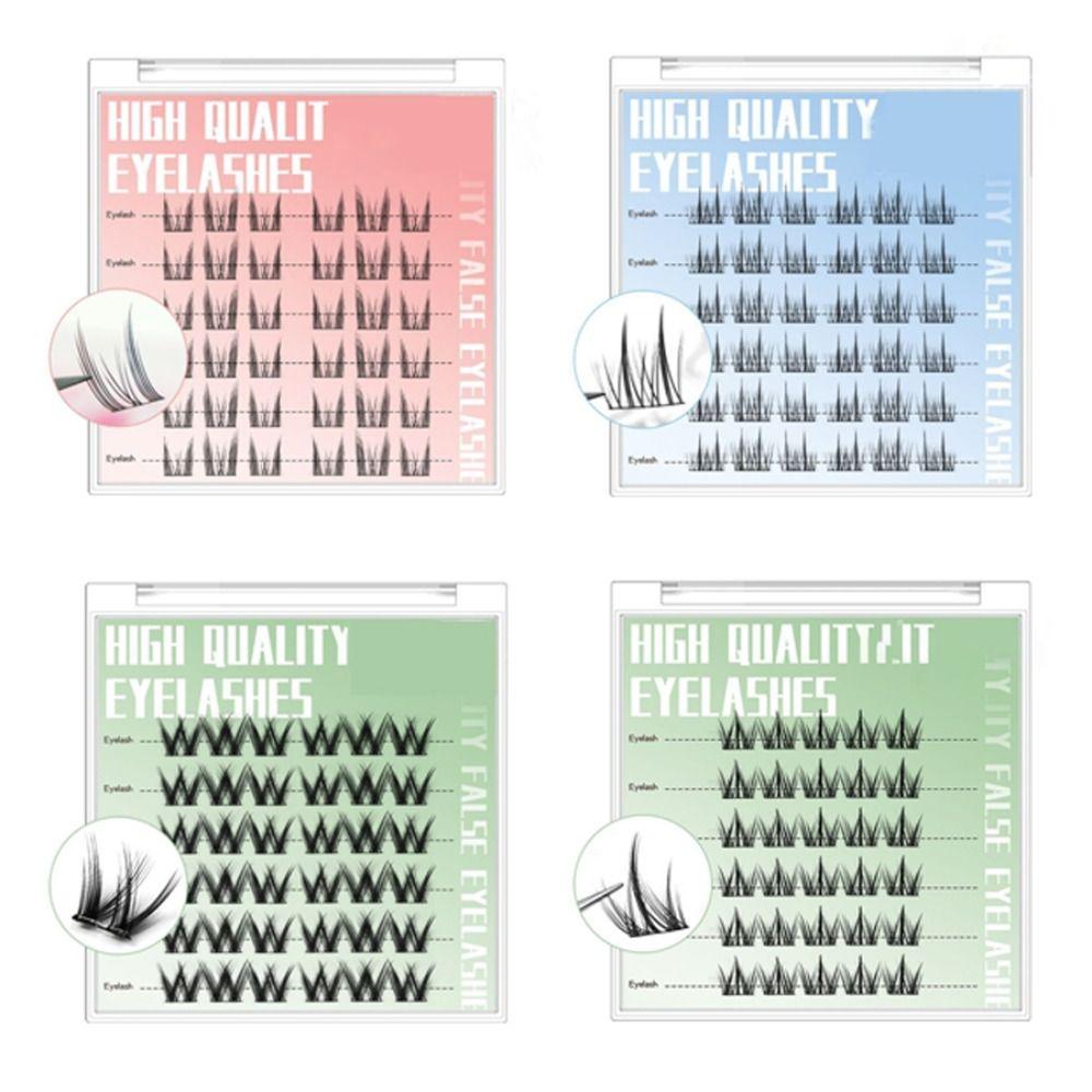 Single Cluster Artificial Eyelashes Self Adhesive Grafting Eyelashes False Eyelashes  Cosplay