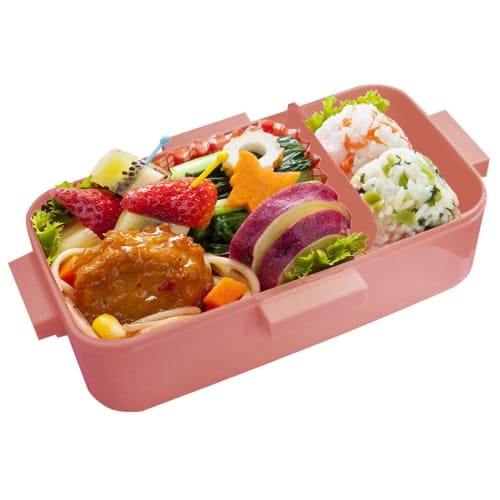 Skater Bento Box Disney Retro Minnie Mouse 530ml Antibacterial Fluffy Dome Lid for Women Made in Japan PFLB6AG-A