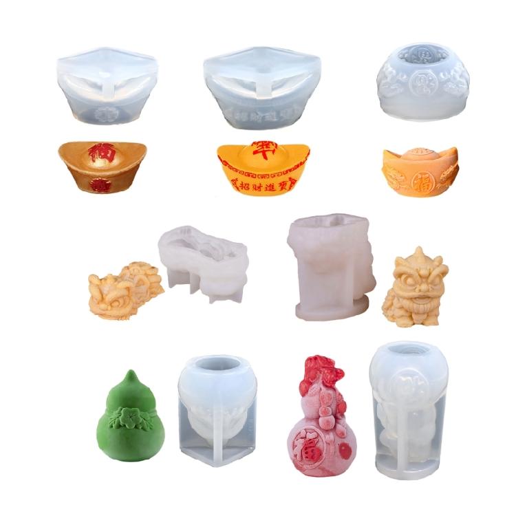 Spring Festival Fondant Molds Delicate Designs Silicone Mousse Cake Molds for Festival Treat Baking Creation