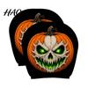 Gift for Car Enthusiasts 2Pcs Halloween Headrest Pillowcase, Universal Fit Pillow Cover, Soft Auto Interior Decoration Spooky Pillowcase Automotive