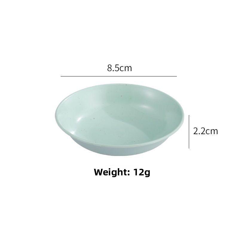 

Бытовая кухонная тарелка для соусов, круглая, китайская, для приправ зелёный