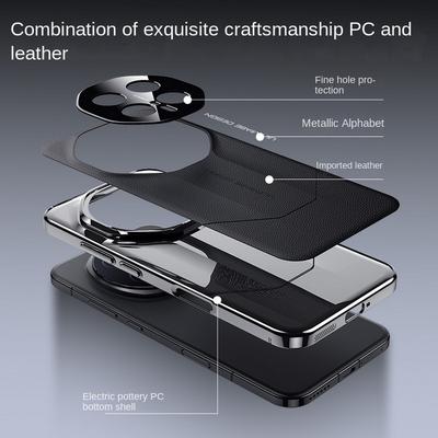 Gutes Gefühl Einfaches Leder Beschichteter Rahmen Hülle Für Honor Magic8 Pro Magic 8 7 Lite 6 Honor X9c X60 Pro Kameraschutz Abdeckung