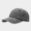 Berretto da Baseball Lavato da Esterno con Parte Superiore Morbida, Berretto con Visiera Ricamata per Cani Piccoli, Street Retro Vintage Vintage, Tendenza Cappello Vintage