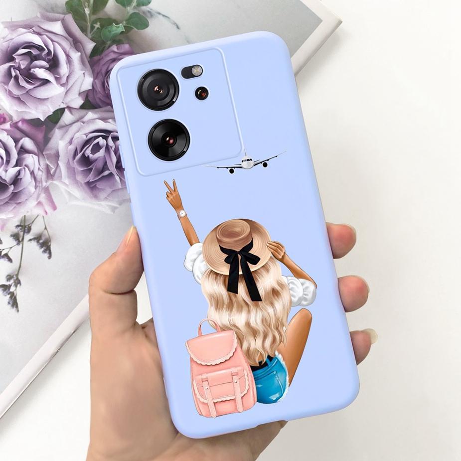 For Xiaomi 13T Pro Case Mi13T Cute Fashion Cartoon Cover 6.67'' Soft Silicone Phone Case For Xiaomi Mi 13T Pro 13TPro Back Cover