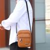 Leder Herren Sling Bag Messenger Schulter Crossbody Taschen Große Kapazität Handtaschen Multifunktionale Herren Tasche Lässig