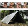 210x130cm Portable Outdoor Emergency Survival 2-Side Thermal Blanket Camp Supply
