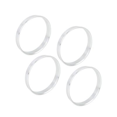ACROPIX Hub Center Ring 66.6-64.1 Mm Silver Tone 4pcs