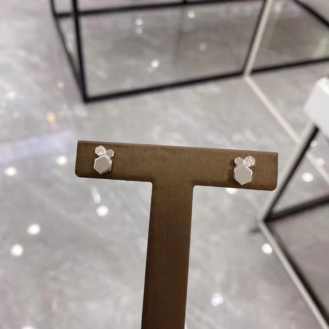 

Европейская и американская мода Сотовые ромбические серьги-пусеты: Серебро 925 пробы с инкрустированными бриллиантами для женщин платиновый