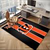 Custom Name Rug Bengals Team Logo Artwork Area Rug Suitable for Indoor And Outdoor,Carpets for Homes, Offices,Living Rooms,Home Decor,Christmas Gift