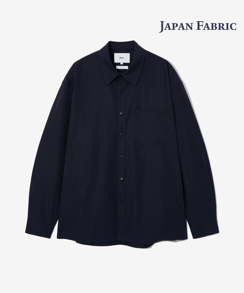 YALE 120S High Count Business Pocket Shirt Navy
