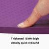 2Pcs Thick Exercise Mat Yoga Knee Pads Balance Pad Fitness Mat Foam For Exercise Ddyj02