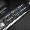 AAANF1 For GALAXY Logo Carbon Fiber Car Interior Door Sill Anti Kick Sticker Scuff Scratch Badge Car Trunk Rear Bumper Stickers