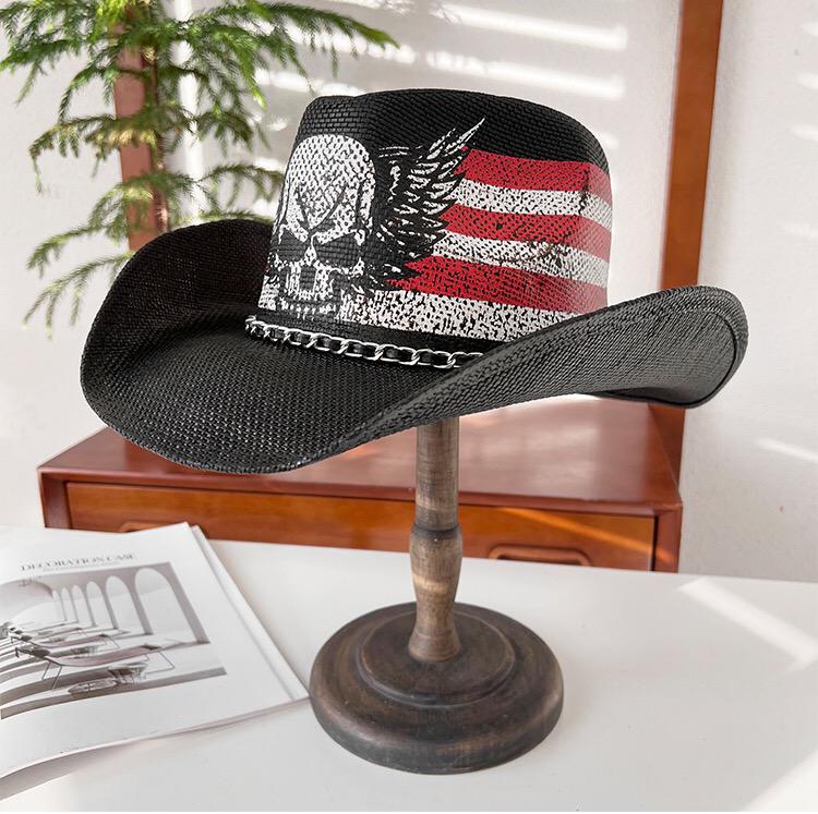 New Series Cowboy Hat Women's Men's Vintage Gentleman Dress Hat Panama Cowboy Jazz Hat Sombrero Hombre