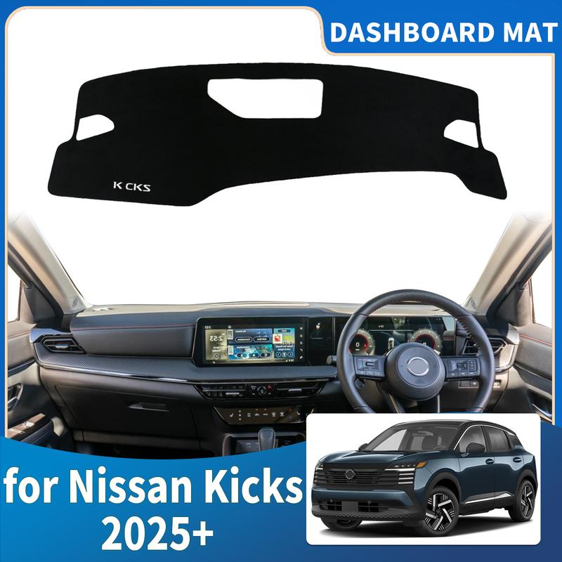 Fit for Nissan Kicks 2025 2026 Dashmat Dashboard Cover Pad Protective Carpet Car Accessories DashMat Sunshade
