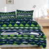 3Pcs Seattle Seahawks Ugly Sweater Bedding Sets For All Sizes New 3D Printed Bed Cover Comforter Duvet Cover Pillowcase Bedroom Decoration