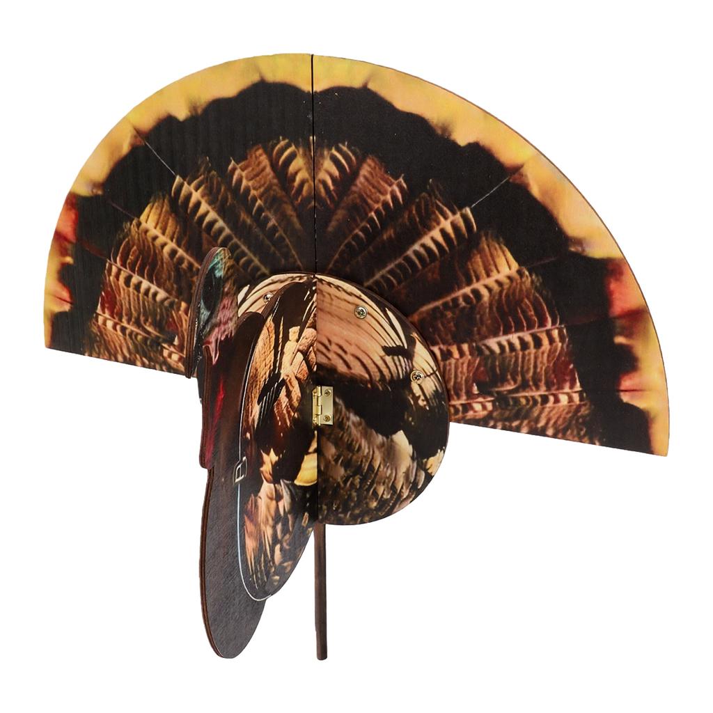 Turkey Decoy Foldable Standing Lifelike Turkey Decoy with Ground Stake for Garden Outdoor