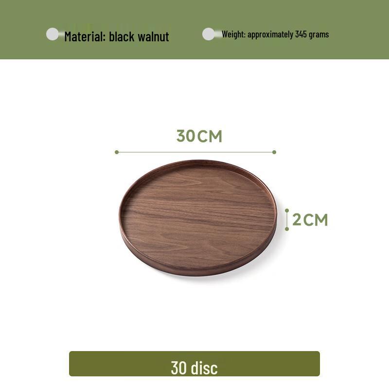 Black Walnut Wood Serving & Tea Tray