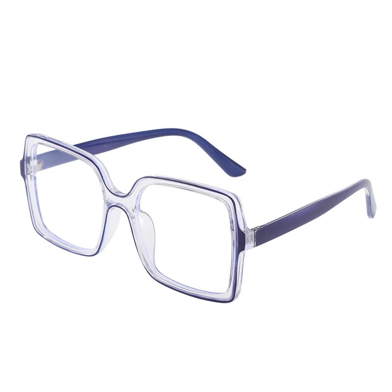 Anti-blue Light Glasses Vintage Square Eyewear Women Men Niche Luxury Eyeglasses Blue Light Blocking Man Lady Computer Eyeglas