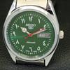 REFURBISHED SEIKO 5 AUTOMATIC 6309A VINTAGE JAPAN MENS GREEN WATCH a441281-4 Sk-a441281
