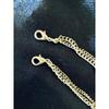 Used Pearl chain necklace approx. 9mm total length approx. 46cm 2 way chain hook pendant vintage