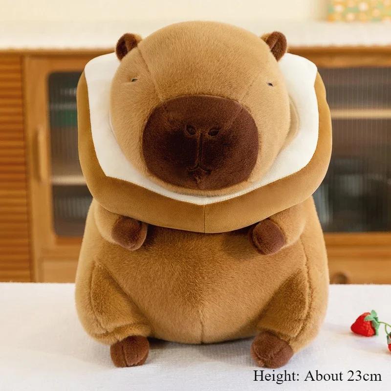 

Cute Capybara Peripheral Plush Doll Capibara Plush Doll Giant Kawaii Stuffed Animal Doll Kids Gift Photography Accessories Fabric