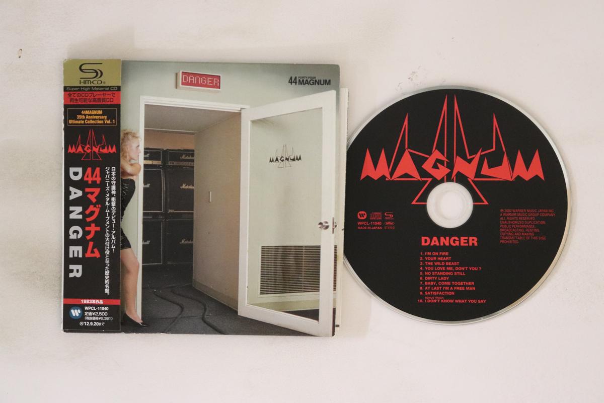 

CD 44MAGNUM - Danger WPCL11040 Warner Music Ja 2012 Japan Obi Metal Used