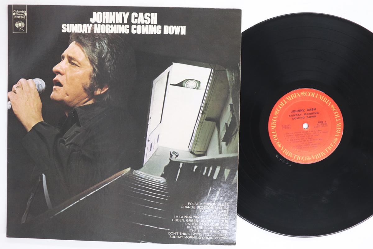 

LP Record JOHNNY CASH Sunday Morning Coming Down C32240 COLUMBIA 1973 US CountryFolk Used