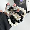 Premium Sense Electroplated Silver Color Matching Mobile Phone Chain Personalized Pendant Bracelet Bracelet Anti-lost Wrist Strap Pendant Pendant