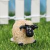 Moss Micro Landscape Ornaments: Cute Resin Sheep ZAKKA Miniature for Bonsai Decoration
