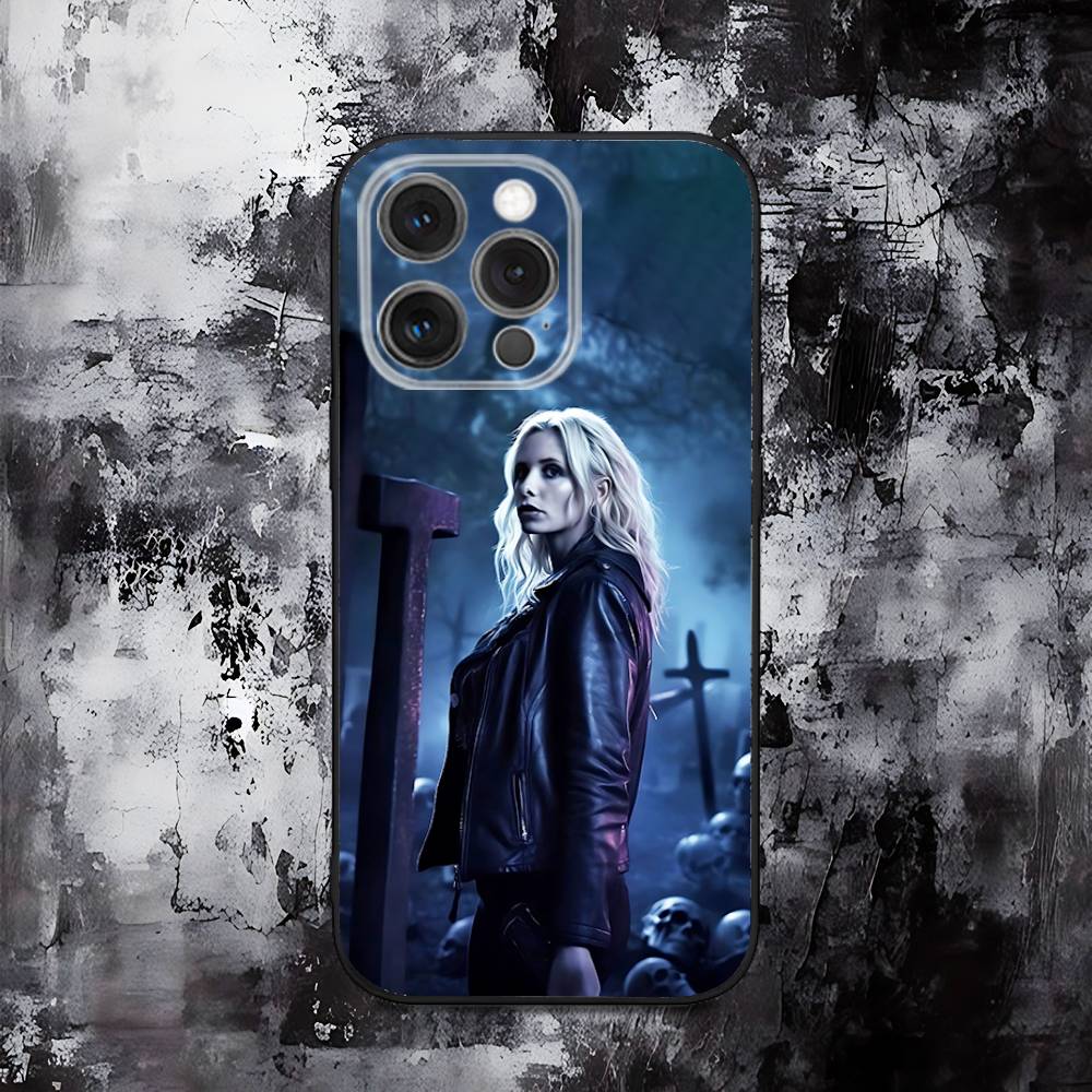 Buffy the Vampire Slayer Handyhülle Für iPhone 16,15,14,13,12,11,Pro,Max,Plus,X,XS,SE,E,Mini,Weiche Silikon Schwarze Hülle