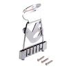 6 Strings Guitar Tailpiece Bridge for Archtop Replacement, Chrome