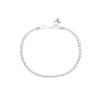 925 Silver Heart Rope Chain Charm Bracelet Korean Top Luxury Quality Jewelry For Women Wedding Accessories
