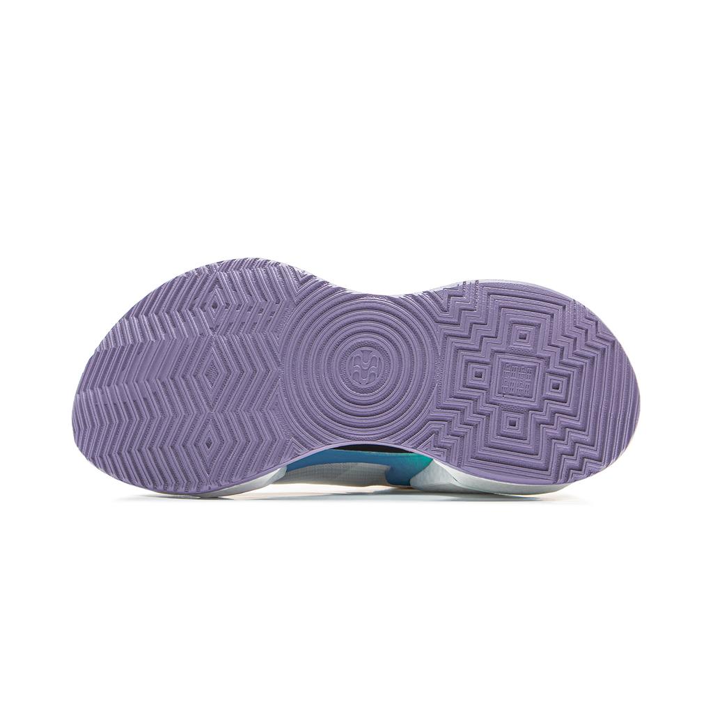 Li Ning Absolute Shadow 3 Essential Technologia Cotton Candy Profesjonalne Buty Treningowe do Szybkości Buty do Biegania Damskie Trampki Białe Niebieskie Fioletowe ARRV002-11