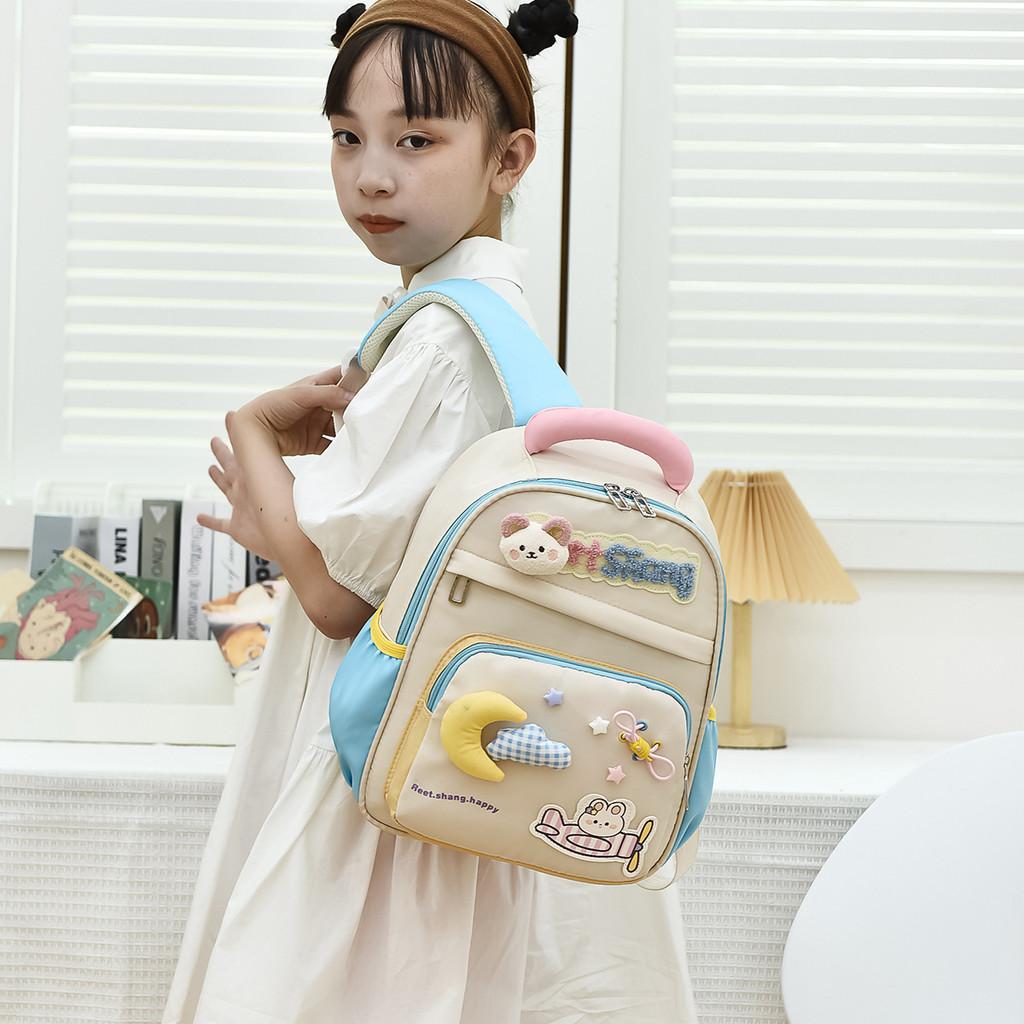 Kids School Backpack With Oxford Cloth Soft Lightweight For Toddlers And Children