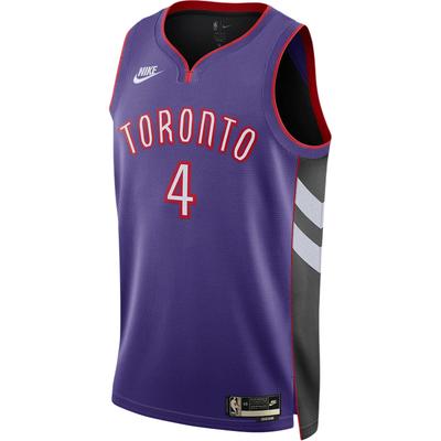 Camiseta de Baloncesto sin Mangas con Cuello en V y Corte Recto de Bloques de Color para Hombre jerseys Morado FQ4692-504