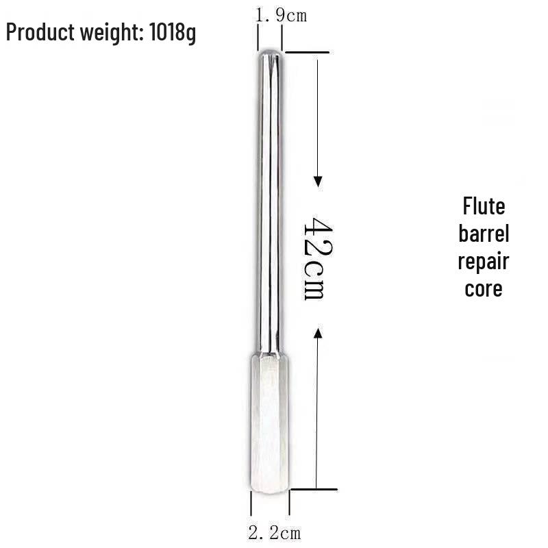 Flötenreparaturwerkzeuge: Messingrohre, Korpus- und Mundstückformung, Dellenreparatur, Innenzug-Richten