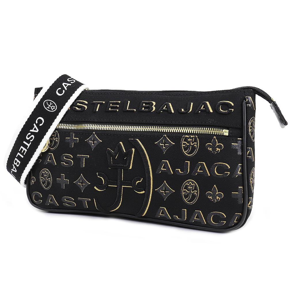 Castelbajac Cite One-Shoulder Bag No.89951 Black