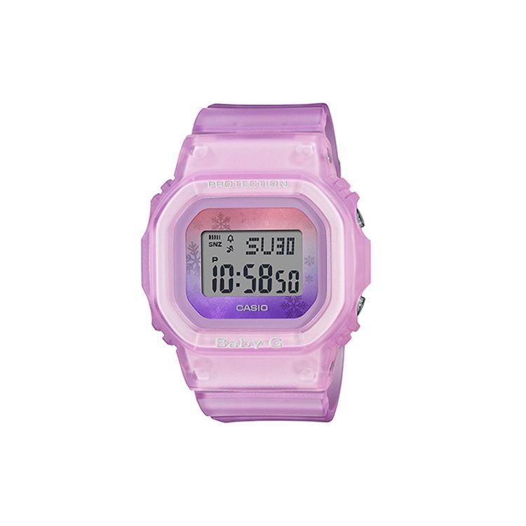 

Casio Baby-G Shock Resistant Fashion Classic Watch Sports Waterproof Quartz Movement Resin Strap Women watches Green BGD-560WL-4PR Purple Watch Dial