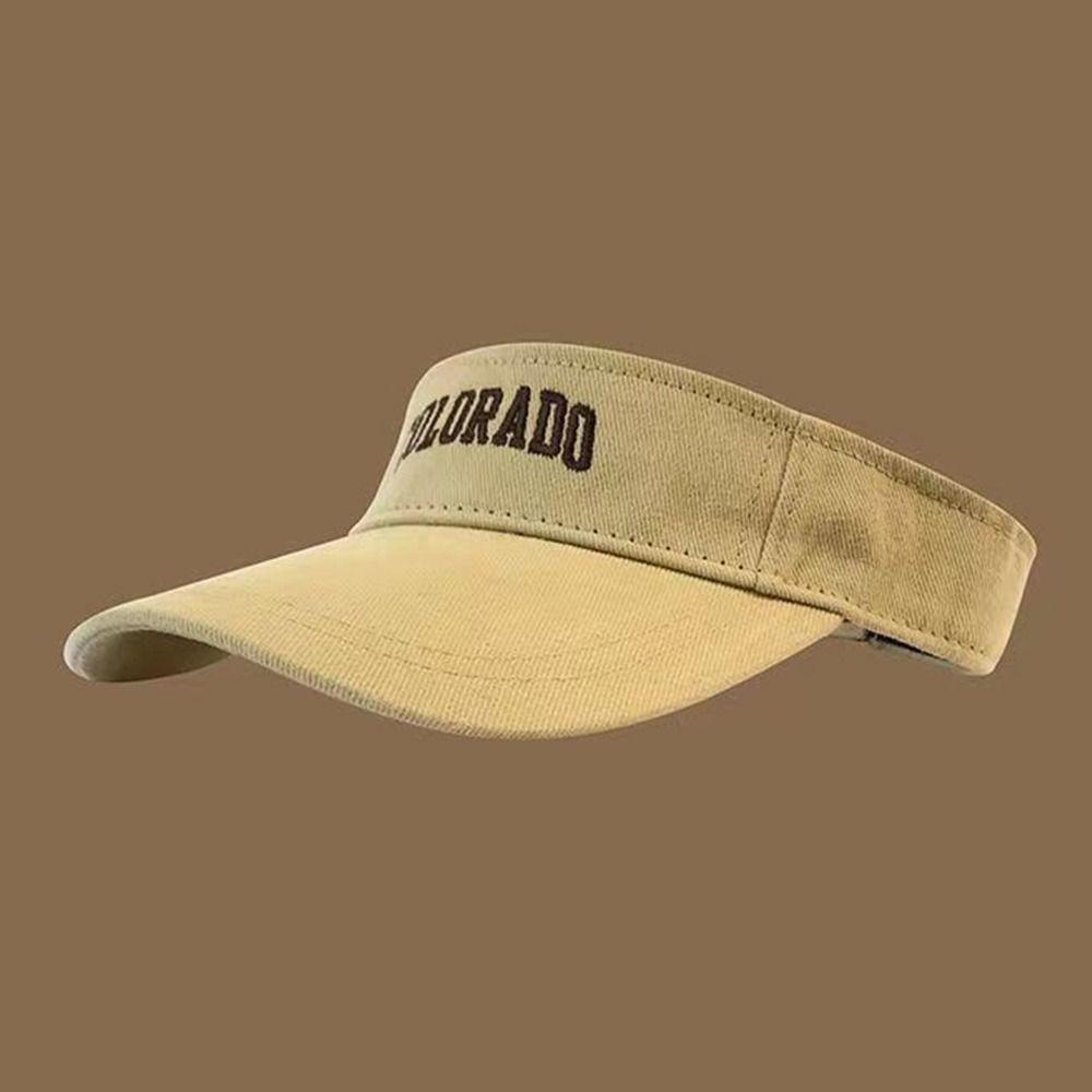 Sun Protection Sports Visor Breathable Empty Top Hat Summer Sun Hat  Tennis