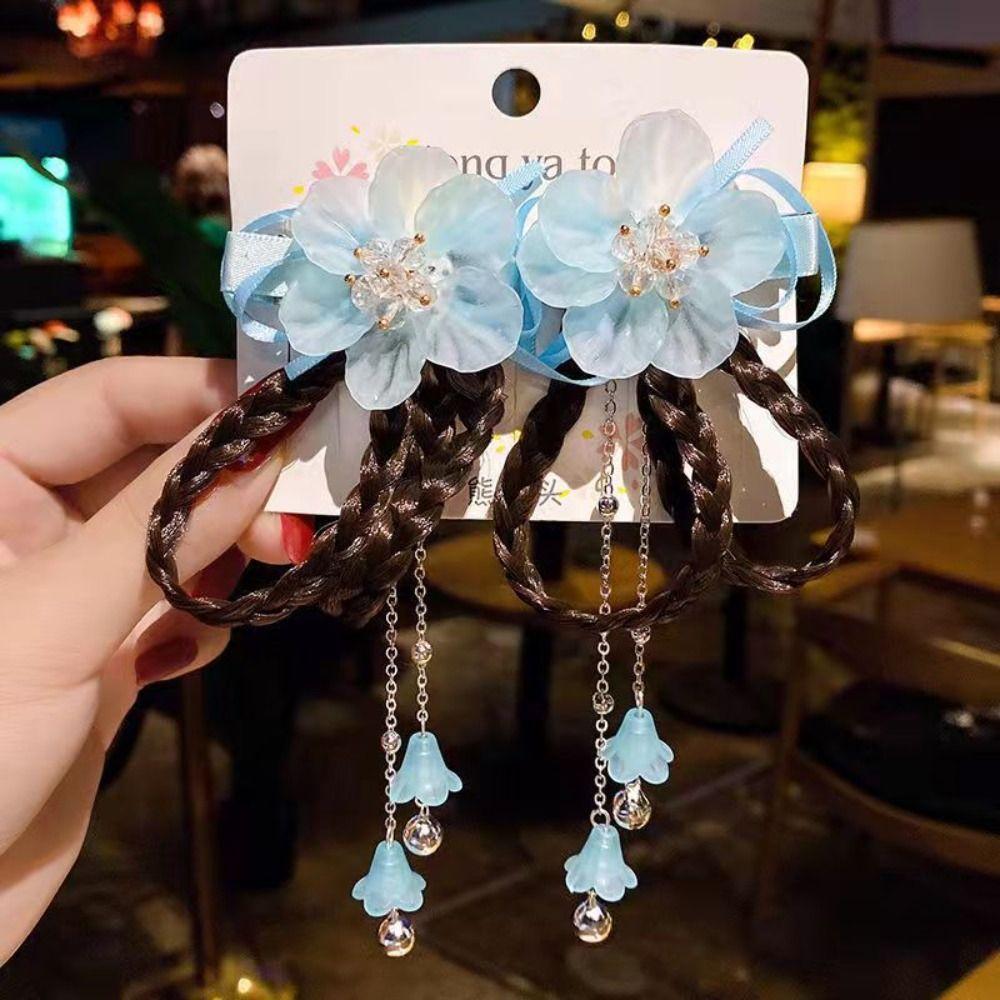 Duckbill Clip Wig Braid Head Wear Children Hair Clip Ancient Style  Hairpin Women Hair Accessories