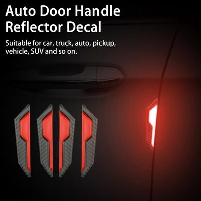 Nuimamos anti-susidūrimo juostelės Puikus pakeitimas atspindintys automobilio priedai 4 vnt. Įspėjimas