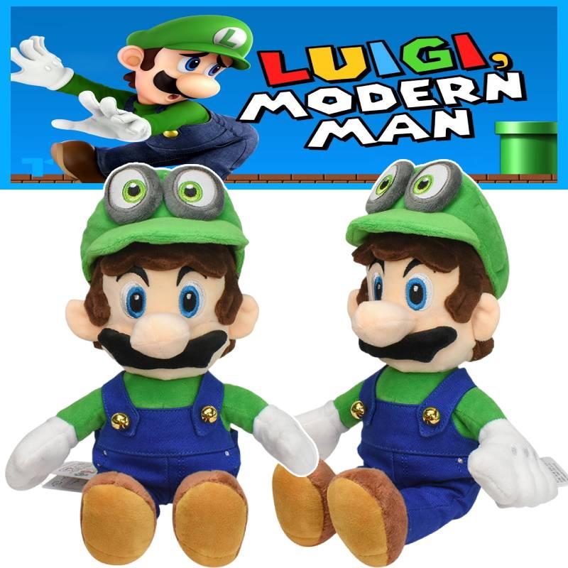 Super Mario Plush Toy Soft And Cuddly Luigi Stuffed Animal For Kids And Collectors 19x16x21cm