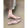 Beautiful French Pointed Bow Bag Head Sandals New Niche Design Sense Versatile Commuter Dating Women's Shoes