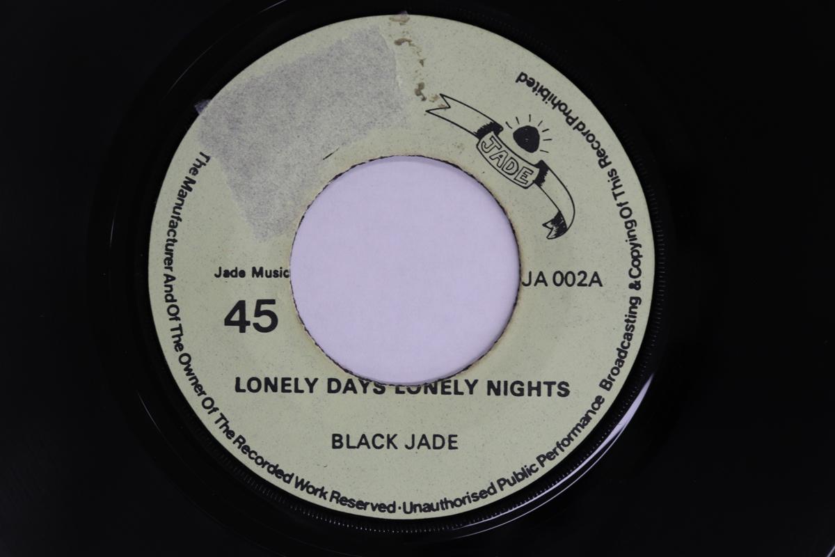 7inch Record BLACK JADE  Lonely Days Lonely Nights  Lonely  PJA002 PREJADE 1977 UK Reggae Ska  Dub Used