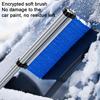 Car Snow Shovel Ice Scraper Brush Telescopic Retractable Snow Removal Tool Winter Weather Car Accessory