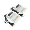 4 Slot AA AAA 1.2V Battery Charger with Independent Charging EU US Plug for Household Electronics and Travel Convenience