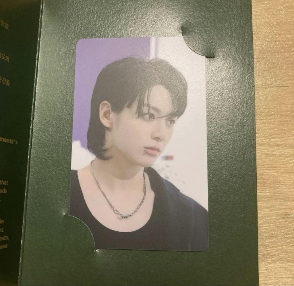 [USED] BTS Jungkook GOLDEN Korea Exhibition Admission Bonus Trading Card