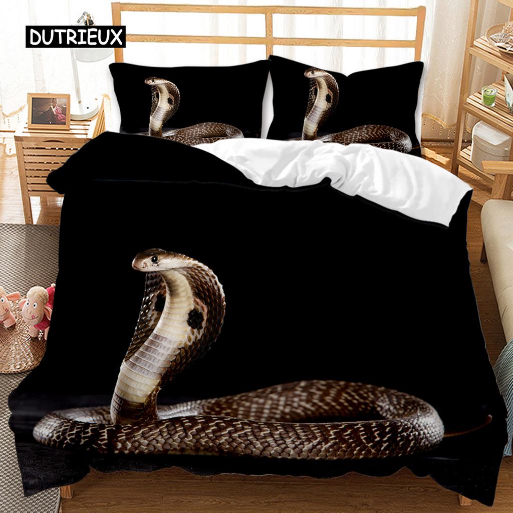 Snake Bedding Set Duvet Cover Set 3d Bedding Digital Printing Bed Linen Queen Size Bedding Set Fashion Design