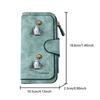 Halloween Pumpkin Ghost Long Zipper Wallet Large Capacity Card Holder Unisex Clutch Bag Fashionable Zipper Coin Purse Suitable for Daily Use Durable